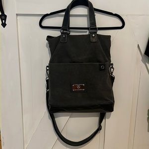Mercedes Benz canvas crossbody bag